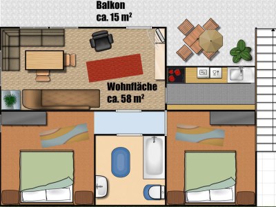 Holiday apartment Romantic in the mountains on the 1st floor - Document photo 28