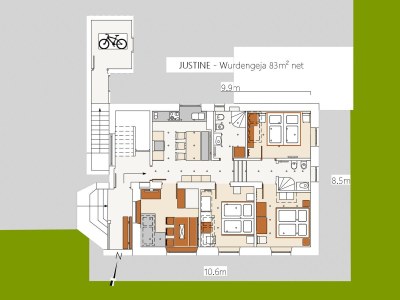 Holiday apartment Wurdengeja "Justine" - Document photo 20