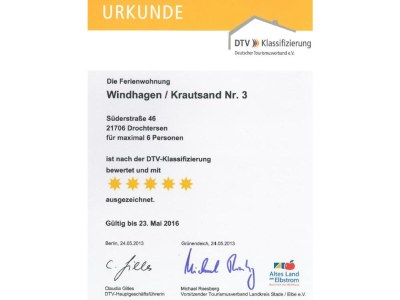 Holiday apartment - Krautsand - Vacation Apartment Nr. 3 - Document photo 20