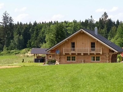 Chalet Log house three rivers in Schardenberg - Chalet