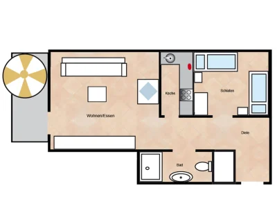 Holiday apartment Haus Nina Wohnung 7 - Features photo 12