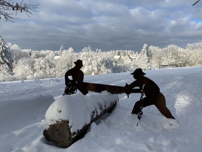 Holiday house The "Am Infang" log cabin. - Environment photo 32