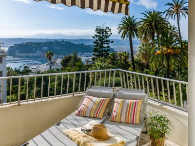 Holiday apartment Apartment - fantastic view above Nice + see in Nizza / Nice - Holiday apartment