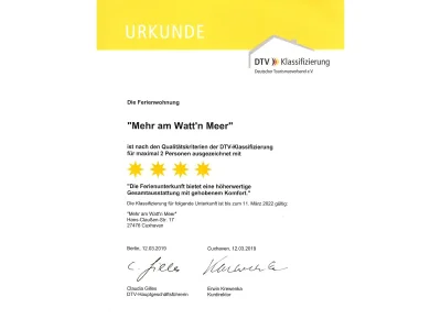 Holiday apartment Mehr am Watt'n Meer Doris Frenzel - Document photo 41