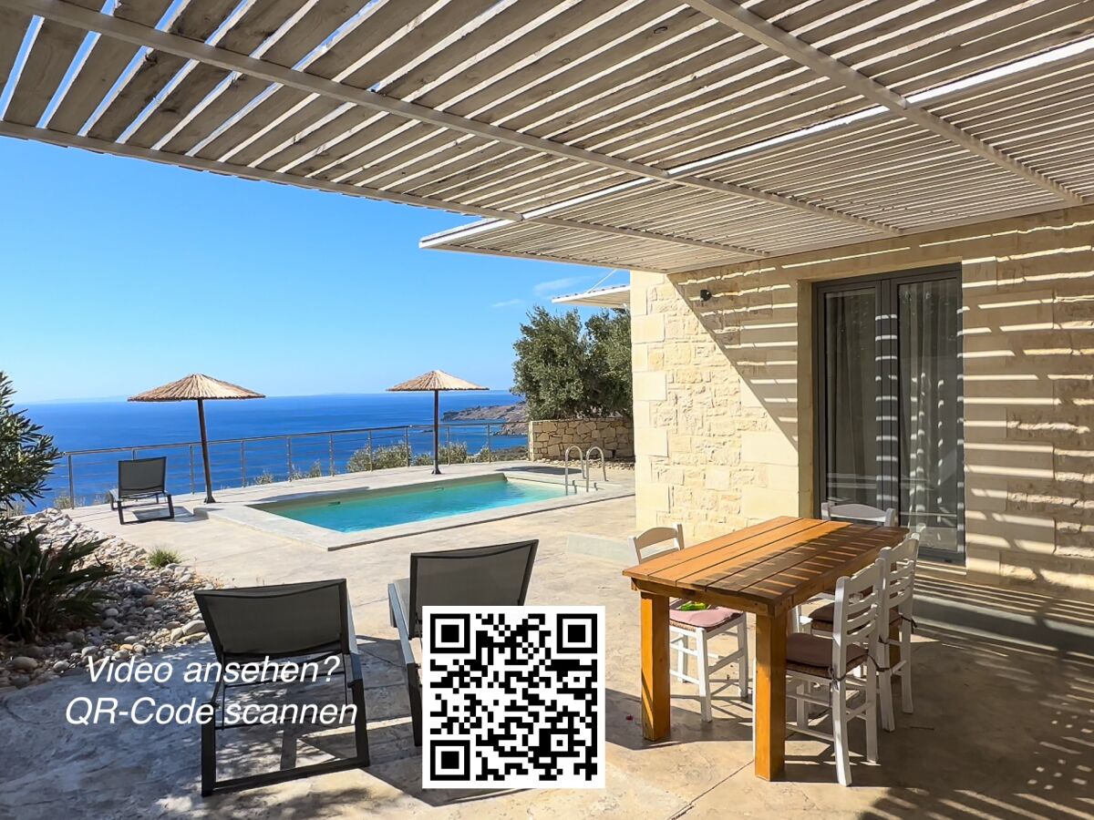 Villa Tria 3 – Video available | Pool & Sea view – Plakias