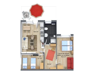 Holiday apartment Haus Heidegarten Terrace - Document photo 22