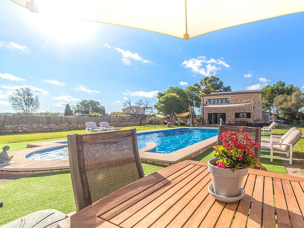 Villa Lounge Pool Villa Angela - WiFi - Jacuzzi - Close to Es Trenc Beach (1.4km) - Outdoor photo 3