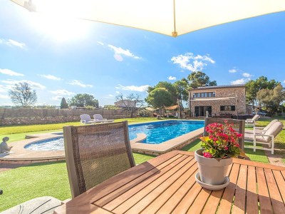 Villa Lounge Pool Villa Angela - WiFi - Jacuzzi - Close to Es Trenc Beach (1.4km) - Outdoor photo 3