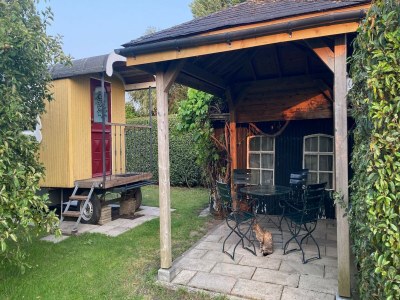 Holiday house Zigeunerwagen in Weideblick mit Tieren - Outdoor photo 7