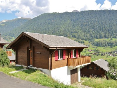 Chalet Chalet in Wiler near Ski Lift & Views - Outdoor photo 10