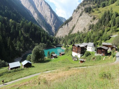 Chalet Chalet in Wiler near Ski Lift & Views - Environment photo 21