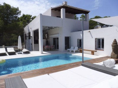 Villa Villa in Cala Tarida mit Pool und Meerblick - Outdoor photo 8