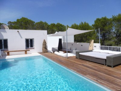 Villa Villa in Cala Tarida mit Pool und Meerblick - Outdoor photo 9