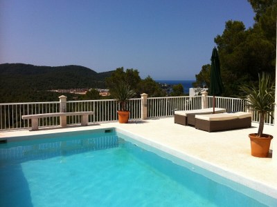 Villa Villa in Cala Tarida mit Pool und Meerblick - Outdoor photo 13