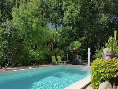 Villa Saint-Brès: Pool & Natur - Outdoor photo 12