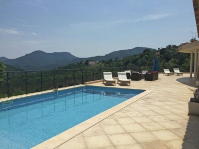 Villa Villa in Les Adrets with Pool & Hill Views - Outdoor photo 14