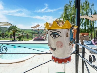 Villa Villa in Monterotondo with Pool & Tiber Views - Outdoor photo 5