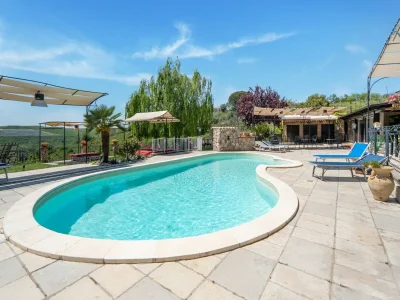 Villa Villa in Monterotondo with Pool & Tiber Views - Outdoor photo 10