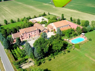 Farmhouse Glückseligkeit auf dem Land mit Pool und Tennis in Pontecchio Polesine - Farmhouse