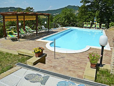 Holiday house Hütte in Marche mit Pool und Waldblick in Apecchio - Holiday house