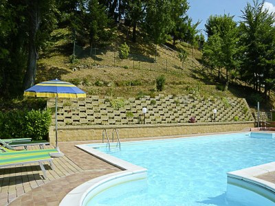 Holiday house Hütte in Marche mit Pool und Waldblick - Outdoor photo 8