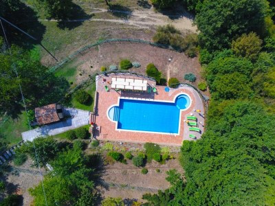 Holiday house Hütte in Marche mit Pool und Waldblick - Outdoor photo 12