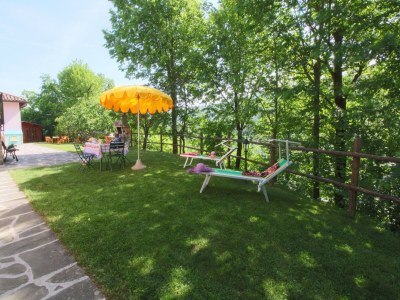 Holiday house Hütte in Marche mit Pool und Waldblick - Outdoor photo 16