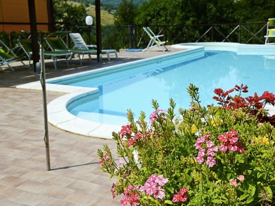 Holiday house Hütte in Marche mit Pool und Waldblick - Outdoor photo 21