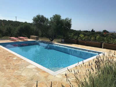 Villa Ferienhaus in Kamaria mit Pool - Villa