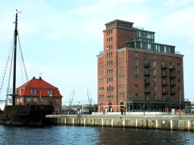 Apartment im Ohlerich-Speicher mit Hafenblick in Wismar - Apartment