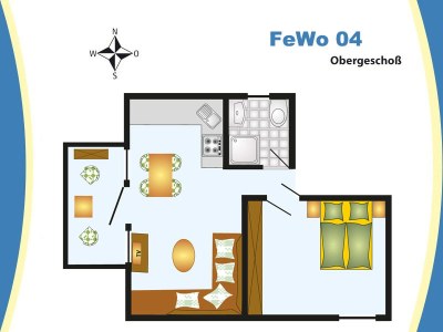 Holiday apartment 4 mit Balkon, strandnah - Document photo 22