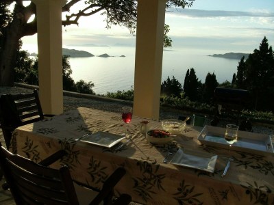 Villa Ferienhaus mit Aussicht in der Nähe von Afionas - Outdoor photo 6