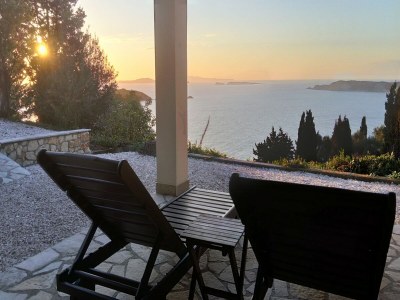 Villa Ferienhaus mit Aussicht in der Nähe von Afionas - Outdoor photo 11