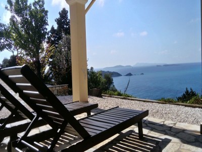 Villa Ferienhaus mit Aussicht in der Nähe von Afionas - Outdoor photo 12