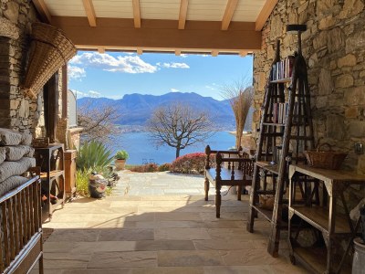 Finca Cascina Borchina Violetta Landgut Traumseeblick - Outdoor photo 8