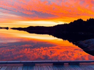 Holiday house 4 Personen Ferienhaus in Austrheim - Outdoor photo 43