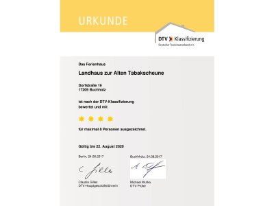 Holiday house Landhaus Zur Alten Tabakscheune - Document photo 31