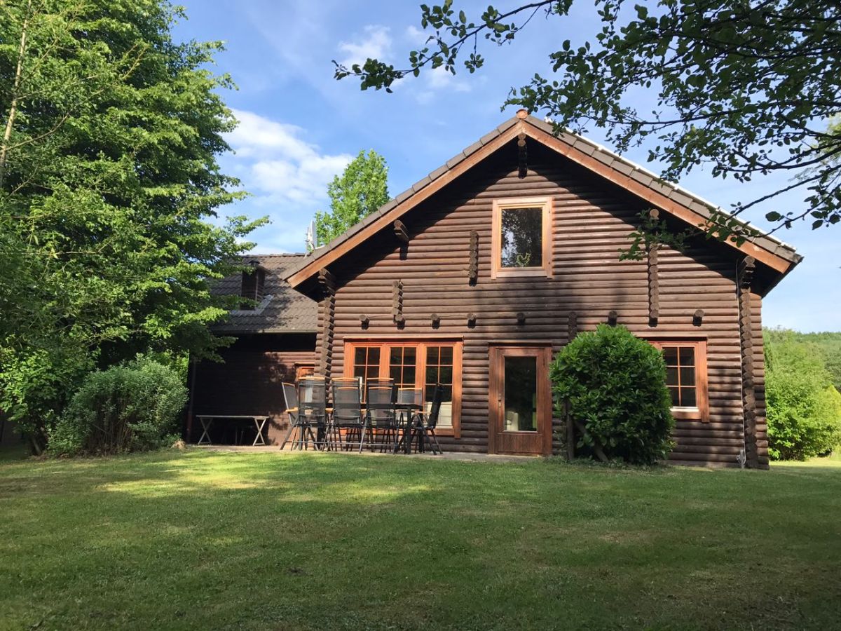 Holiday house blockhouse at lake Silbersee - Outdoor photo 3