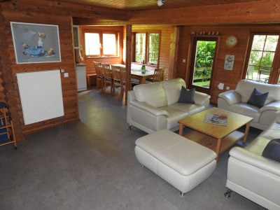 Holiday house blockhouse at lake Silbersee - Features photo 7