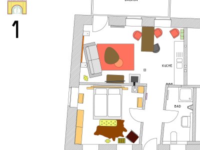 Holiday apartment Burggarten Apartment Neuleiningen - Document photo 28