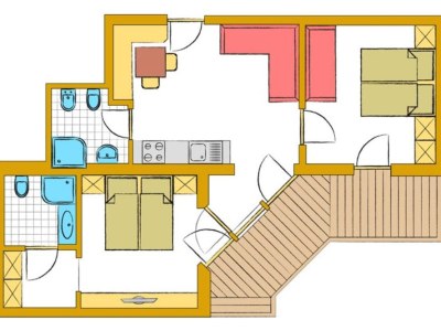 Holiday apartment Type B-plus 2 separate bedrooms /2 bathrooms - Document photo 41