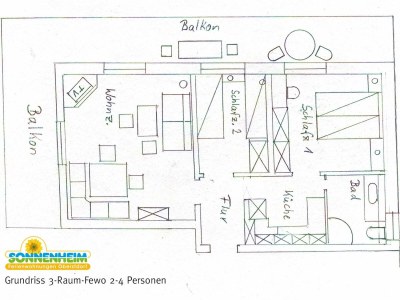 Holiday apartment Sonnenheim three-room - Document photo 25