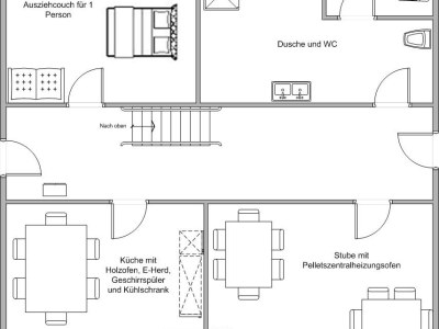 Alpine hut Heimatsberg farmhouse. - Document photo 17