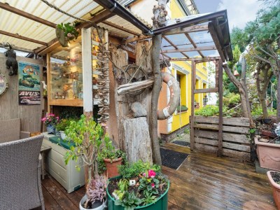 Apartment Charmante Ferienwohnung in Wismar mit Garten - Outdoor photo 9