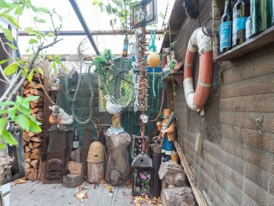 Apartment Charmante Ferienwohnung in Wismar mit Garten - Outdoor photo 13