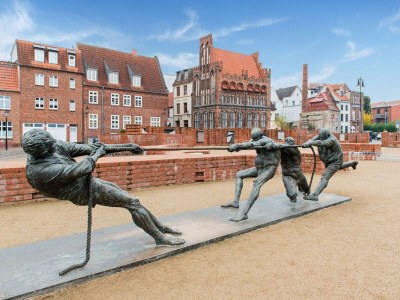 Apartment Charmante Ferienwohnung in Wismar mit Garten - Environment photo 39