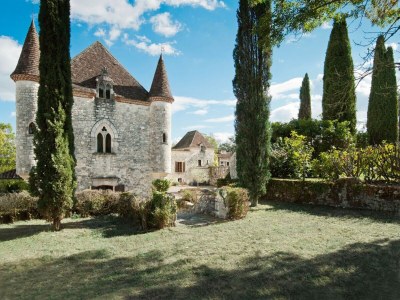 Castle Château in Nouvelle-Aquitaine with Pool & Views - Outdoor photo 8