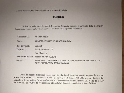 Holiday apartment Apartment Montemar - Document photo 27