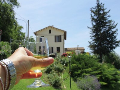 Apartment Wohnung in Piticchio mit Pool und Aussicht - Outdoor photo 12