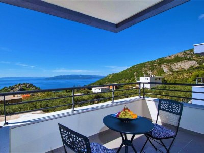 Villa Villa Red with pool & sea view - Outdoor photo 5